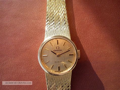 omega damenuhr gold 750 alt handaufzug